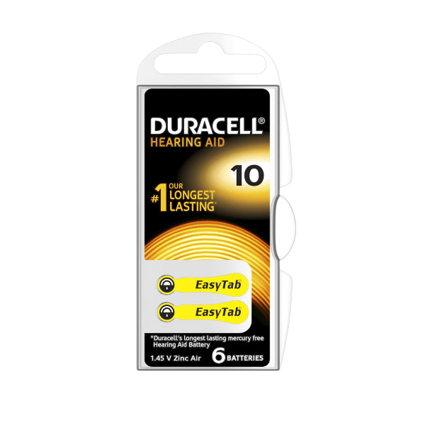 Duracell Batterie Acustiche DA10 Duracell Batterie Acustiche DA10